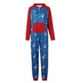 thumbnail image 3 of goowrom Pyjama à Capuche Imprimé Noël Parent-Enfant, 3 of 10