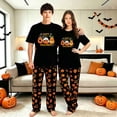 thumbnail image 4 of iHapHap Happy Halloween Pumpkin Family Pajamas, Cotton Blend Matching Sleep Set, 2-3T-Kid, 4 of 6