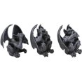 thumbnail image 6 of Ebros Winged See Hear Speak No Evil Squatting Gargoyle Shelf Sitters 3.75" Tall, 6 of 6