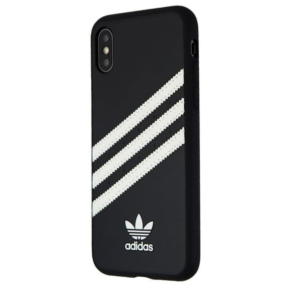 Adidas 3-Stripes Samba Snap Case for iPhone XS / X - Black / White Stripes
