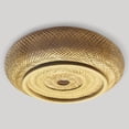 thumbnail image 2 of Lámpara de techo LED, accesorio de iluminación decorativa, lámpara de bambú tejida a mano, luz de para comedor, cocina, Hotel, decoración de 40cmx14cm SM SunniMix Lámpara de techo, 2 of 5