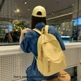 thumbnail image 2 of Large Capacity Simple Backpack for Female and Male Students - Casual Daypacks with Eight Color Options, Ideal for Junior High School, High School, and College Students, Durable and Comfortable School, 2 of 5