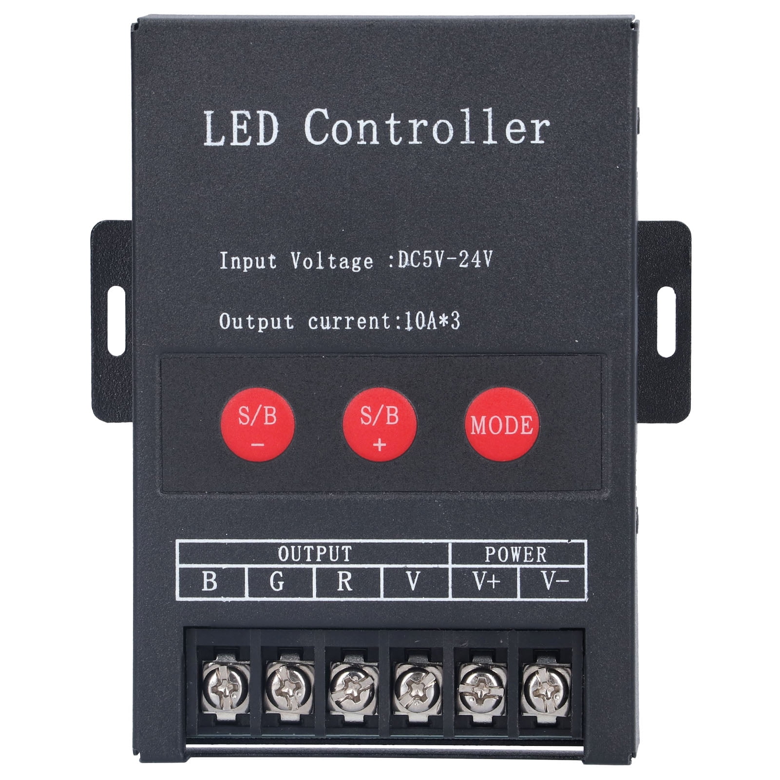 LED Control Box, PWM 3 Channels RGB Controller For Dimming For LED Strip Lights For Building