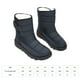 thumbnail image 2 of Botas de nieve Plataforma de tobillo de invierno sin cordones para viajes al aire libre (40) Azul, 2 of 9