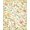 Ivory, Pattern 4, variant on Flatwoven High Traffic Area Rug, Delicate Blossom Motif with Vintage Botanical Accents, Non Slip, Stain Resistant, Washable Area Rugs for Living Room, Bedroom(Peach, 4X6)