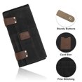 thumbnail image 4 of Unique Bargains 1 PCS Scissors Bag Foldable Salons Tool Pouch with Multi-Pockets for Hair Stylists Black, 4 of 7