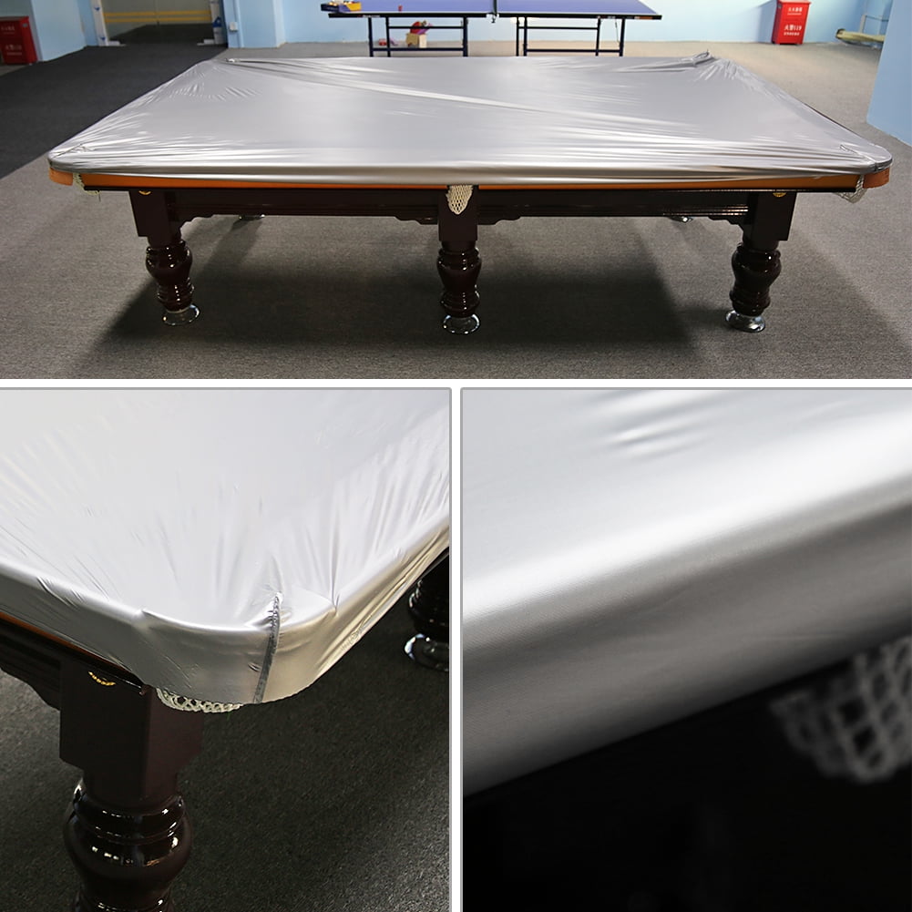 AYNEFY- Table cover dustproof pool table protection cover accessories. pool table moisture-resistant PVC fabric 8 feet tarpaulin for pool tables