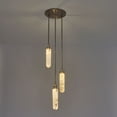 thumbnail image 3 of Kalco 519276WB Flint Additions 14" Wide Led Multi Light Pendant - Winter Brass, 3 of 7
