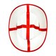 thumbnail image 2 of Sombrero de vaquero con bandera de Inglaterra, blanco, franjas rojas y escudo, 2 of 3