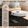 thumbnail image 6 of Design&I 3'x5' Washable Throw Rug Ultra-Thin & Non-Slip Skid-Resistant Small Raven Pentagram Mystical Runes Celtic Knot Frame Occult Doormat for Entryway, Kitchen, 6 of 7