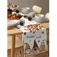 thumbnail image 3 of Table Runners 72 Inches Long Dress Scarves, Fall Farmhouse Kitchen/Dining Table Runner, Coffee Tablerunners, Orange Yellow Thanksgiving Maple Leaf Gnomes Pumpkin 13x72 Inch, 3 of 7