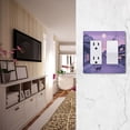 thumbnail image 5 of Yayeee Rocker Switch Wall Plate 2-Gang 4.7"x4.6" Home Decorative Outlet Cover, Black Cat Walking, 5 of 6