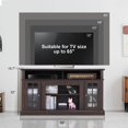 thumbnail image 2 of Living Room Furniture Modern Wooden TV Cabinet Storage Large Capacity Storage Shelf Television Stands Storage Space TV Cabinets My Lux Decor Round, 2 of 6
