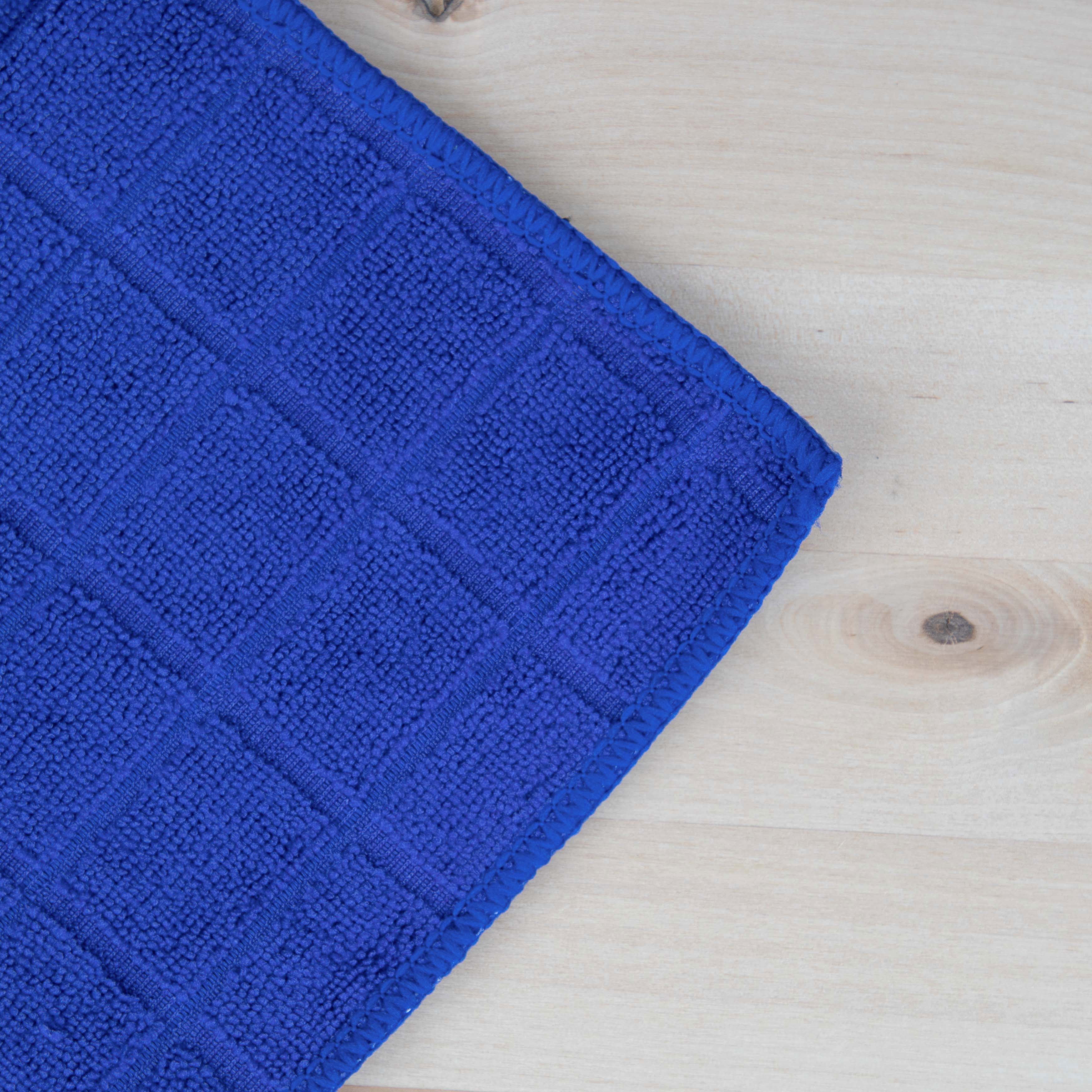 Blue Microfiber Dishcloth Set of 4 - 13x13 – Kane Home