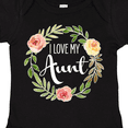thumbnail image 4 of Inktastic I Love My Aunt Flower Circle Boys or Girls Baby Bodysuit, 4 of 5