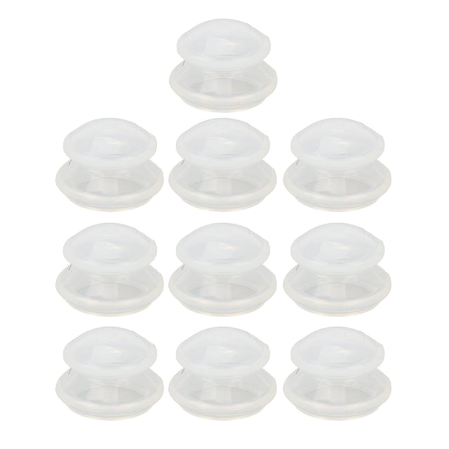 10pcs Silicone Cupping Facial Professional Silicone Suction Cups for Cellulite Reduction