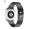 thumbnail image 4 of PULLIMORE Compatible for Apple Watch Band Stainless Steel Replacement Watch Strap Wristband for iWatch Series SE/7/6/5/4/3/2/1 (Black, 38/40mm), 4 of 8