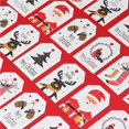 thumbnail image 3 of Wosthever 100 unids/set papel con temática navideña etiqueta de papel para manualidades DIY decoración navideña para el hogar y la Oficina, Kits de decoración para fiestas 3#, 3 of 6