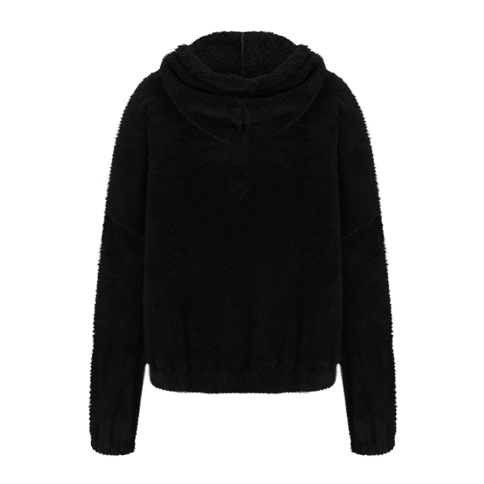 JGGSPWM Womens Fuzzy Fleece Coat Jacket Sherpa Zip Up Outerwear