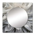 thumbnail image 2 of Designart "Dreamy Petal Serenity" Flowers White Large Square Mirror - Square Bedroom Mirror Printed Wall Decor - Traditional Square Printed Wall Mirror Art, 2 of 5