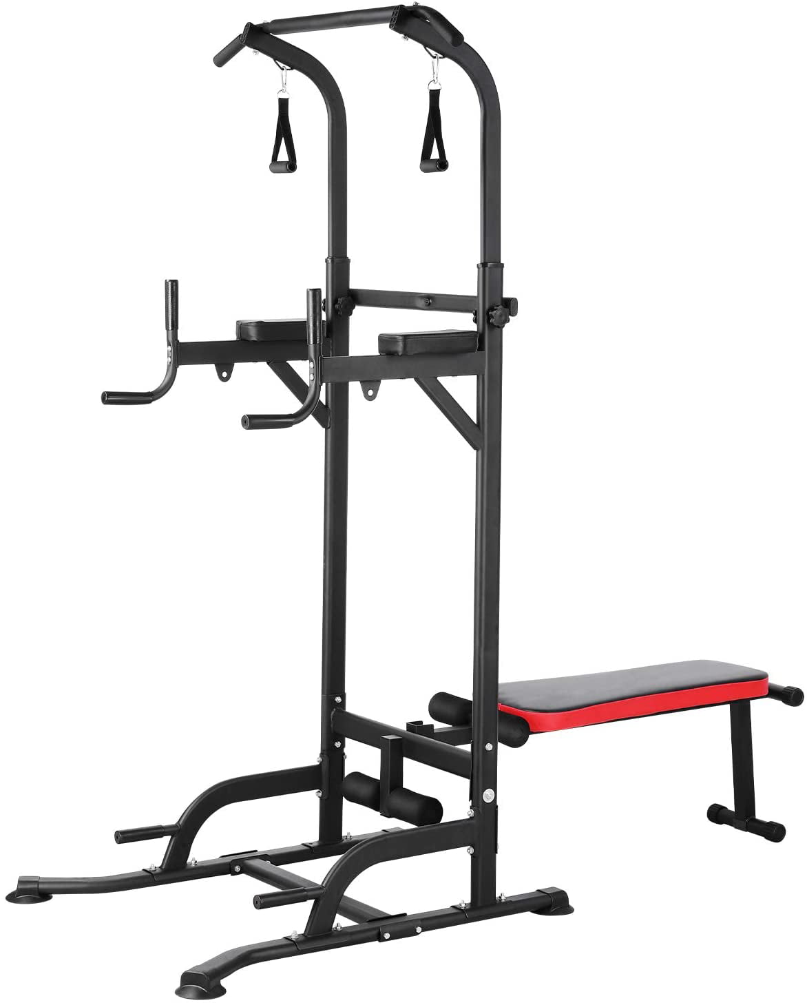 Power Tower 440lb Height Adjustable Station Dip   Bar Heavy Duty Pull Up HOT 