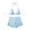 Light Blue, variant on Staron Women's High Waisted Bikini Set Drawstring Adjustable Push Up Swimsuit Two Piece Beach Vacation Casual, Light Blue M
