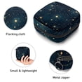 thumbnail image 3 of Constellation Sanitary Napkin Bag Pad Bag Small Canvas Pouch Sanitary Napkin Receptacle Bags 4.7x6.6x6.6 in - Velvet, Sponge, 3 of 6