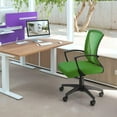 thumbnail image 3 of STTSTTA Office Chair Ergonomic Computer Desk Mesh Chair Mid Back Swivel Lumbar Support with Armrest (1, Green), 3 of 13