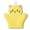Yellow, variant on Kids Bath Gloves For Sensitive Skin Gentle Exfoliating Scrubber For Family Bonding Time Skin Friendly Cleaning Tool