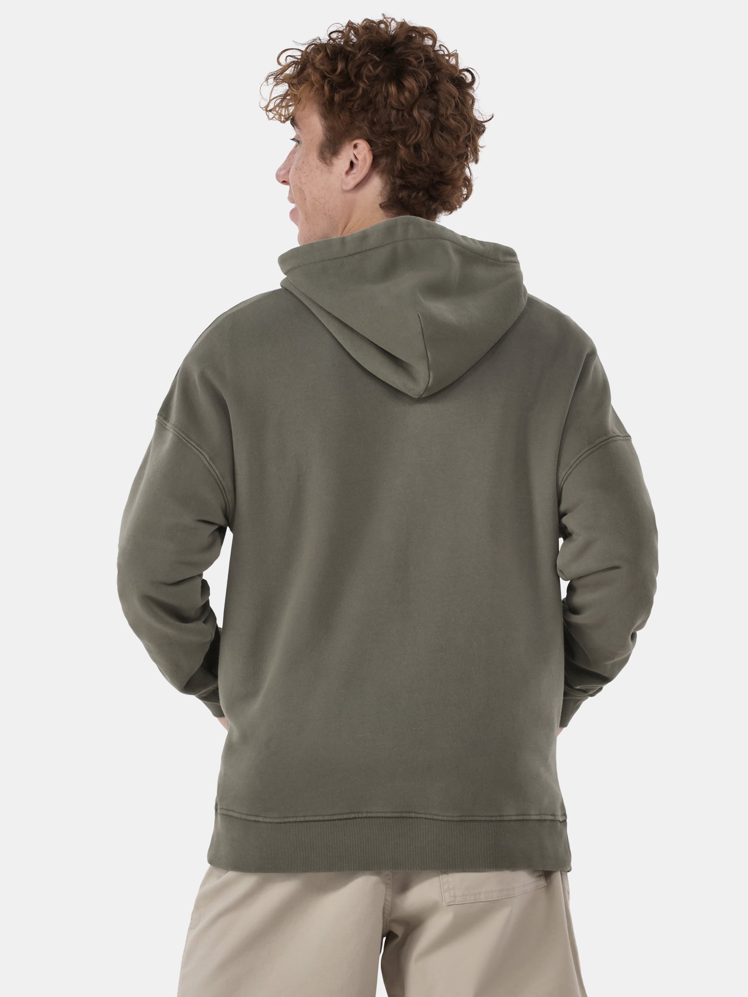 No Boundaries All Gender Oversized Fleece Hoodie Sweatshirt, 1 or 2-Pack, Men's