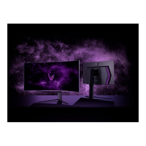 LG UltraGear 45GR95QE-B - Moniteur OLED - gaming - Incurvé - 45