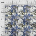 thumbnail image 2 of oneOone Rayon Medium Blue Fabric Kids Animal Sewing Craft Projects Fabric Prints By Yard 56 Inch Wide, 2 of 4