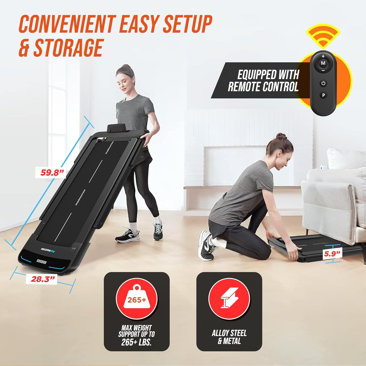 Under Desk Treadmill for Home and Office