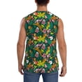 thumbnail image 4 of Easygdp Cute Tribal Leopards Men's Breathable Tank Tops Sleeveless Sporty T Shirts for Basketball, Mountaineering, Bodybuilding -Large, 4 of 8