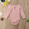 thumbnail image 4 of Liacowi Newborn Boys Girls Knit Baby Clothes Jumpsuit Romper Bodysuit Playsuit Outfits, 4 of 8
