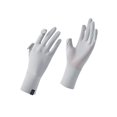 thumbnail image 1 of Guantes de protección ar para mujeres Guantes de conducción de guantes de verano Gris claro, 1 of 8
