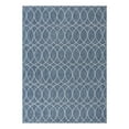thumbnail image 6 of Unique Loom Outdoor Trellis Collection Area Rug - Gitter (7' 10" x 11' Rectangle Blue/Ivory), 6 of 6