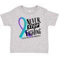 thumbnail image 3 of Inktastic Never Stop Fighting Suicide Prevention Awareness Ribbon Boys or Girls Baby T-Shirt, 3 of 5