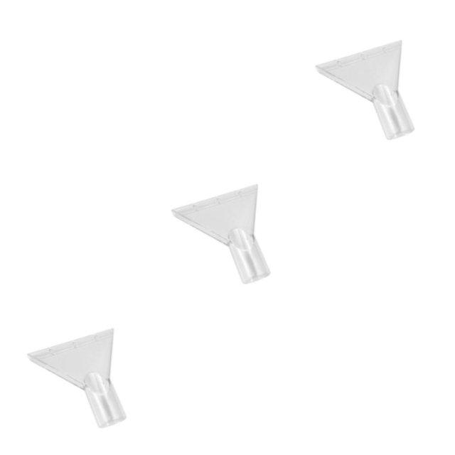 kurtrusly 1/2/3/5 Routine de Nettoyage de Tête de Brosse à Vide avec des Résultats Exceptionnels Lisse Grand transparent 3PCS