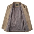 thumbnail image 3 of Spring Retro Solid Color Suit Men's Business Young and Middle-aged Loose Suit All-match Casual Jacket Coat, 3 of 5