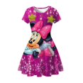 thumbnail image 1 of New Girls Dress Cute Minnie Kids Baby Girls Vestidos Ropa Dibujos animados Mickey Print Summer Dot Manga corta Niños Ropa 2-10Y7-8T (Tag140) Gao Jinjia LED, 1 of 2