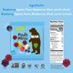 thumbnail image 2 of Real Fruit Snack Minis, Raspberry/Blueberry, No added Sugar, All Natural, Bite Sized Snacks for Kids, Non GMO, Gluten Free, Vegan, 3.5 OZ, 2 of 5