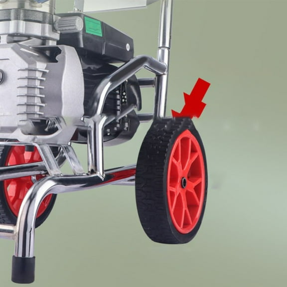 9Inch Airless Sprayer Wheels Replacement Parts Shock Absorption Non-Slip Silent Fangkenuo