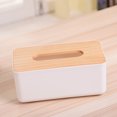 thumbnail image 2 of Wooden Tissue Box - 9"x5"x4" European Style Bathroom & Cars Tissue Holders, Decorative Kleenex Storage for Living Room and Office, Lid for Privacy & Organization, 2 of 6