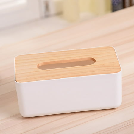 

Noarlalf kitchen rack Tissue Wooden European Container Office Box for Style Tissue Home Decoration Kitchen，Dining & Bar shelf decor