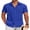 Bright Royal, variant on Mens Cuban Shirts Short Sleeve Button Up Beach Shirt Resort Shirts for Men