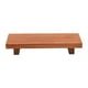 thumbnail image 3 of Elevador de madera vintage: pedestal rectangular para exhibición y almacenamiento Marrón, 3 of 9