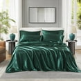 thumbnail image 2 of Madison Park Satin 2 King Size Pillowcases in Emerald, 2 of 8