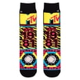 thumbnail image 4 of ODD SOX – MTV 1980s Music Television Retro Logo Novelty Crew Socks – Size Large – Men’s 8–12 /, 4 of 6