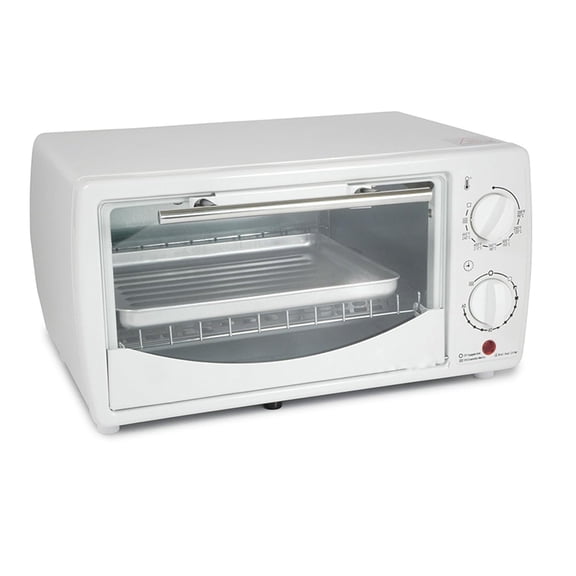Toaster Oven Broiler 9 Liter White